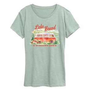 Women's - Instant Message - Lake Bound Short Sleeve Graphic T-Shirt - 1 of 3