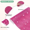 Unique Bargains Crystal Rhinestone Sheet Self Adhesive DIY Crafts Crystal Sticker 1 Pc - 2 of 4