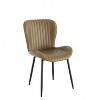Dining Chairs Set of 2/4/6, Modern Upholstered Pu Leather Kitchen Side Chairs Comfy Backrest - 4 of 4