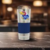 NCAA Kansas Jayhawks 24oz Chrome Draft Tumbler - 3 of 3
