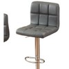 NicBex Set of 2 Bar Stools for Kitchen Island,Adjustable Faux Leather Counter Bar Stools with Metal Frame,Bar Chairs for Dining Rooms,Kitchens - 4 of 4