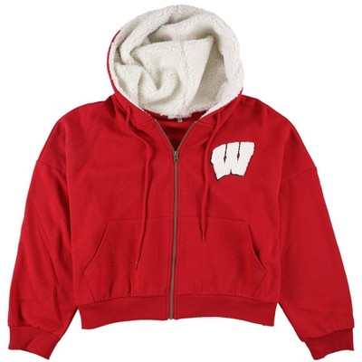 Touch by G-III Womens Wisconsin Badgers Hoodie Sweatshirt