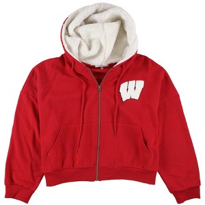 Touch by G-III Womens Wisconsin Badgers Hoodie Sweatshirt - 1 of 2