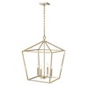Millennium Lighting 4 - Light Pendant in  Modern Gold - 3 of 4