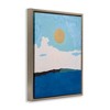 Stupell Industries Simple Blue Sky View Floating Frame Canvas Art - 2 of 4