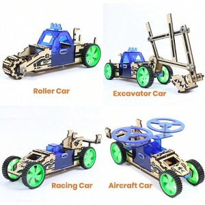 4in1 Car - DIY Wooden Puzzle Toys, Educational Gifts Exercise Hands-on Skills - 1 of 4