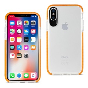 Reiko iPhone X/iPhone XS Soft Transparent TPU Case in Clear Orange - 1 of 4