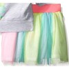 Kensie Little Girl's 2-Piece French Terry Cropped Top and Tulle Skirt Sets - 3 of 3