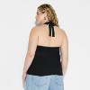 Women's Sleeveless Tie-Collar Pullover Sweater - Wild Fable™ - 3 of 3