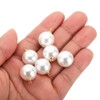 Unique Bargains Plastic Bulk Elegant DIY Crafts Jewelry Making Pearl Pendant 100 Pcs - 3 of 4