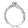 Pompeii3 1/2ct Vintage Diamond Engagement Ring 14K White Gold - 2 of 4