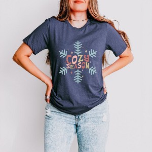 Simply Sage Market Women's Cozy Season Colorful Short Sleeve Graphic Tee - 1 of 4