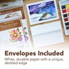 Strathmore 400 Series Watercolor Cards & Envelopes, Anniversary Size, 3.5x4.875 inch, 6 Per Pack, 3 Packs - 4 of 4