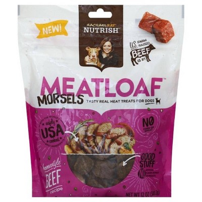 Rachael Ray Nutrish Meatloaf Morsels Dog Treats Homestyle Beef Recipe 12oz