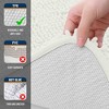 BAGOKIE 3 Piece Chenille Bathroom Rug Set - 3 of 4