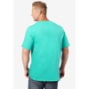 KingSize Men's Big & Tall Shrink-Less Lightweight Longer-Length V-Neck T-Shirt - 3 of 4