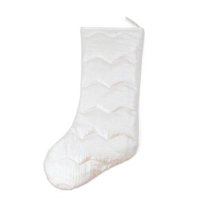 Metallic Puffer Stockings White - Bullseye's Playground™ - 1 of 3