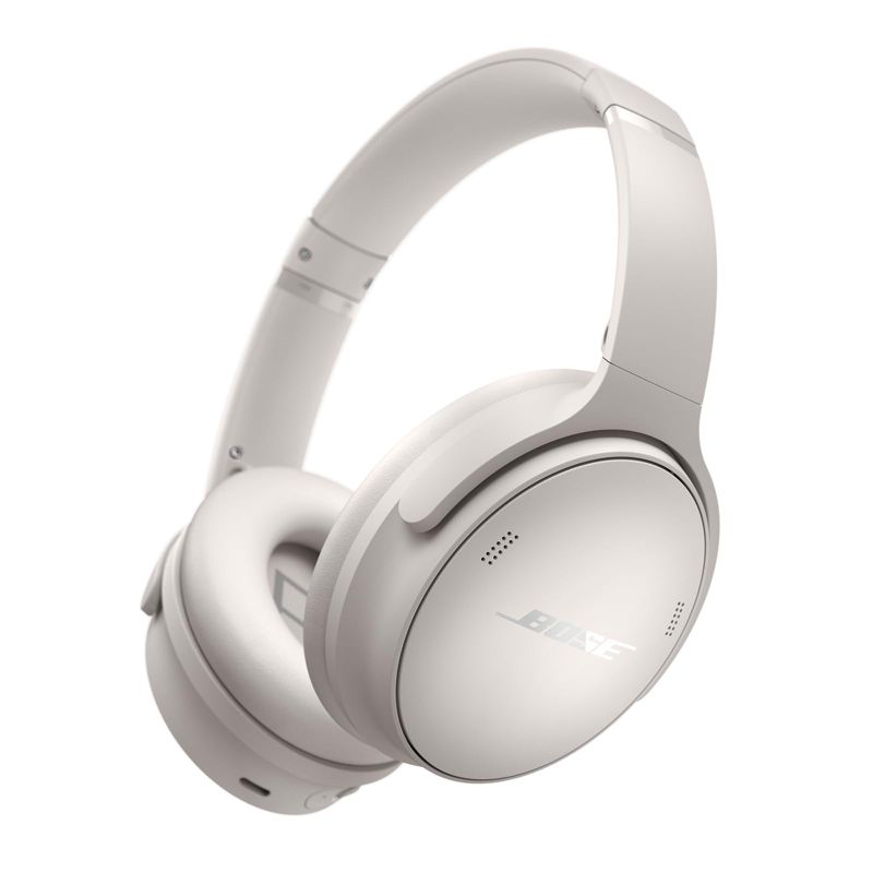 Bose QuietComfort Wireless Noise Cancelling Headphones, Bluetooth Over Ear Headphones, White, 1 of 2