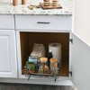 Glidez Multipurpose Chrome-Plated Steel Pull-Out/Slide-Out Storage Organizer for Under Cabinet Use - Chrome - 2 of 4