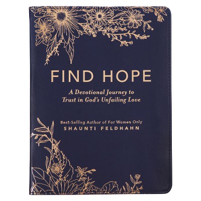 Find Hope Devotional - (Leather Bound)