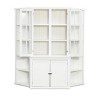 Sapphtopaz Bookcase with Storage, Farmhouse Display Cabinets with Storage, Bookshelf for Livingroom, Office - 3 of 4