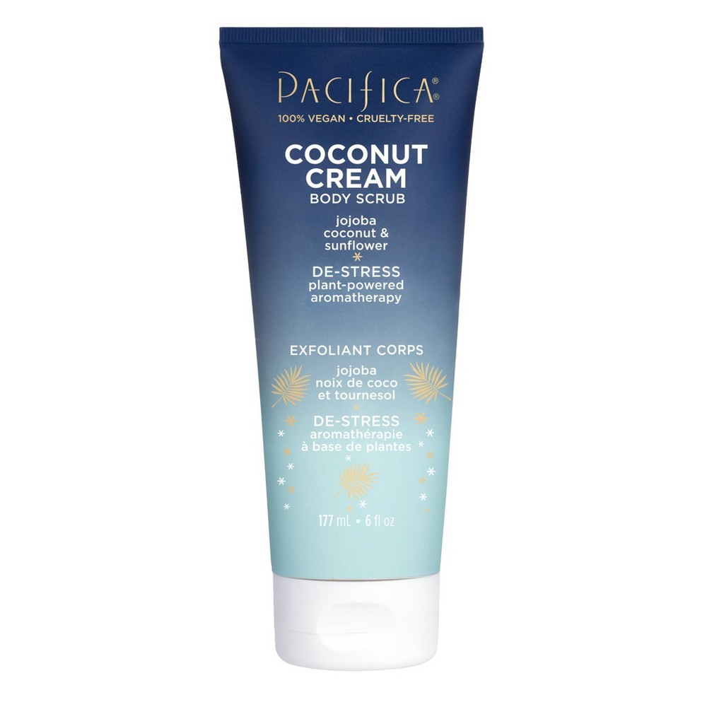 Photos - Shower Gel Pacifica Coconut Cream Body Scrub - 6 fl oz 