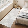 Modern Geometric Area Rug Washable Rug with Non Slip Rubber Backing Soft Non Shedding Carpet, Indoor Low Pile Thin Foldable Mat - 3 of 4