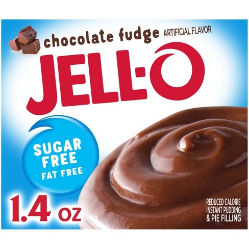JELL-O Instant Sugar Free-Fat Free Chocolate Fudge Pudding & Pie Filling - 1.4oz - image 1 of 4