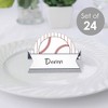 Big Dot of Happiness Batter Up - Baseball - Baby Shower or Birthday Party Tent Buffet Card - Table Setting Name Place Cards - Set of 24 - 2 of 4