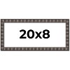 PosterPalooza | Panoramic Deco Black Picture Frame - UV Acrylic, Foam Board Backing, Hanging Hardware - 2 of 4