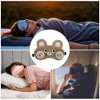 Unique Bargains Portable Rabbit Adjustable Eye Mask Brown 1 Pc - image 3 of 3