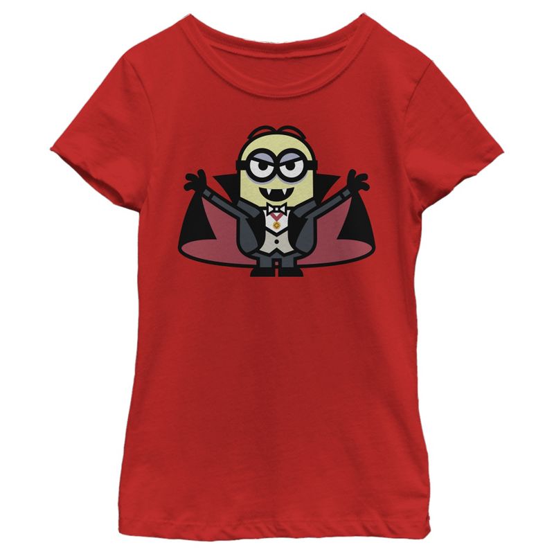 Girl's Despicable Me Minions Dracula T-Shirt, 1 of 5