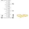 10k Yellow Gold 6.2mm Thin Alternate Double Hearts Filigree Ring - 4 of 4