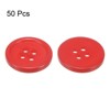Unique Bargains Resin Craft Snap Round Flat 4-Hole Sewing Buttons 50 Pcs - 3 of 4
