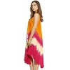 Riviera Sun Tie Dye Summer Dress with Floral Hand Painted Design - 2 of 3