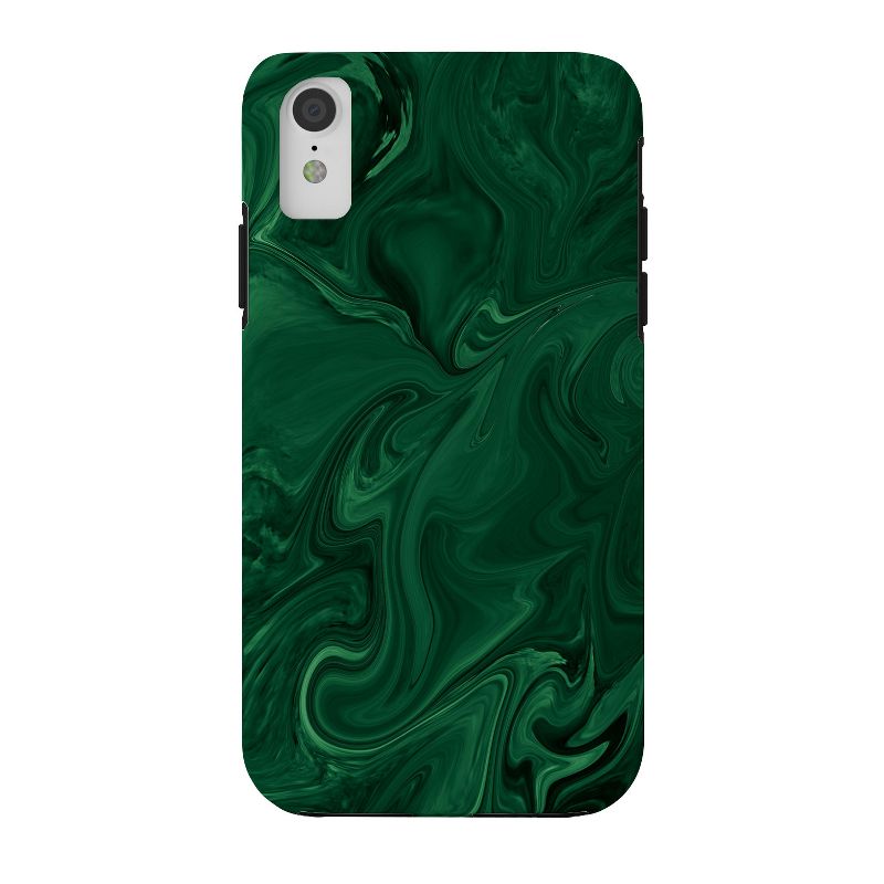 Sheila Wenzel Ganny Emerald Green Abstract Tough iPhone Case - Society6, 1 of 2