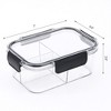 REGALWOVEN Leakproof Good-Grade Plastic Airtight Multi-Use Food Container 5 Pcs - 2 of 4