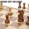 WE Games Wooden Weighted English Chess Pieces 3.66 in King - 4 of 4
