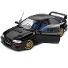 1998 Subaru Impreza 22B RHD (Right Hand Drive) Black with Gold Wheels 1/18 Diecast Model Car by Solido - 2 of 4
