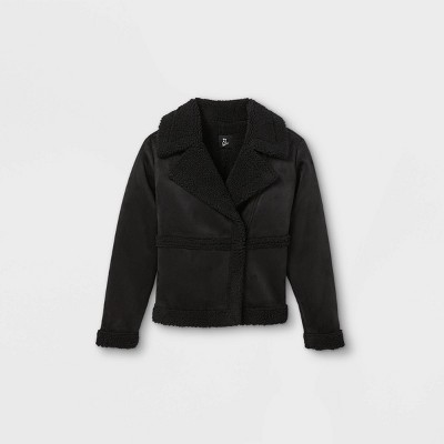 target black moto jacket