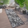 World Rug Gallery Modern Floral Flowers Indoor/Outdoor Area Rug - 2 of 4