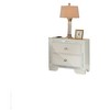 NicBex Nightstand with 2 Drawers,1pc Side Table with Storage Space and Metal Handle,Modern Bedside Table for Bedroom,Living Room - 3 of 4