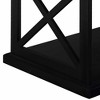 Coventry Coffee Table with Shelf Black - Breighton Home - 4 of 4