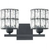 Quoizel Lighting Gibson 2 - Light Vanity in  Matte Black - 2 of 4
