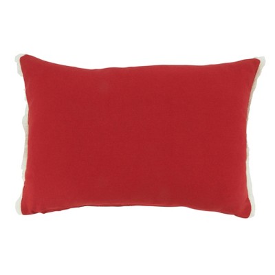 Red and Green Plaid Sleigh Cotton Polyester Throw Pillow Cover
