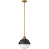 Hinkley Fletcher 13 1/2" Wide Aged Zinc Pendant Light - 2 of 2