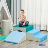 Baofuwish 4-Piece Foam Climbing Playset for Toddlers,Soft Indoor Climb & Crawl Activity Set,Easy-to-Clean Play Equipment for Active Kids - 2 of 4