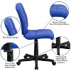 Emma and Oliver Mid-Back Quilted Vinyl Swivel Task Office Chair - 3 of 4