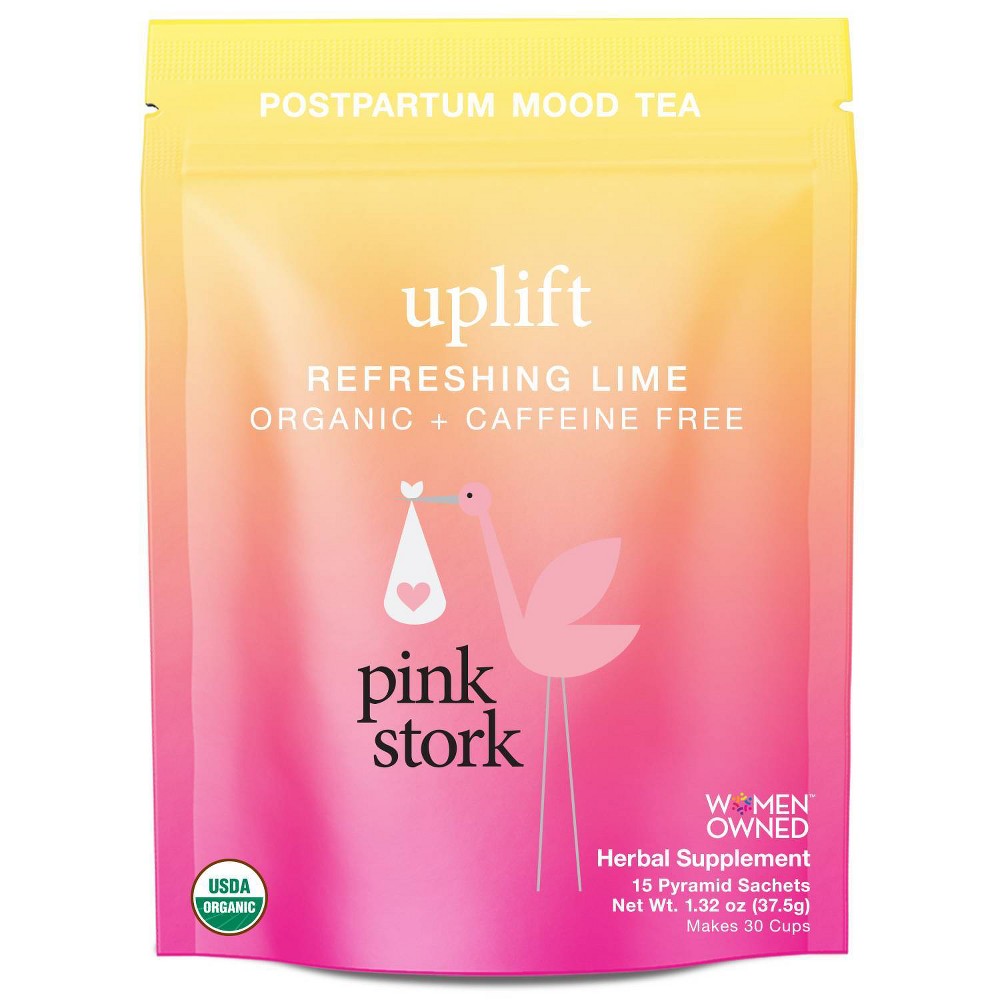 UPC 865900000198 product image for Pink Stork Uplift Tea - Refreshing Lime Pouch 15ct | upcitemdb.com