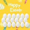 Joyfy 18 Pcs Easter Egg, White Wooden Eggs, Plain Decorating Eggs for Kids Easter DIY Paint Your Own Egg Decor, Easter Craft, Easter Basket Stuffers - 2 of 4